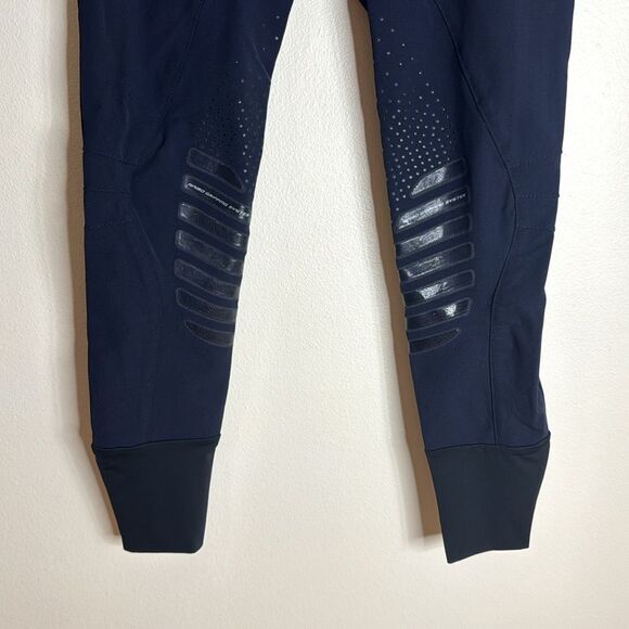 Animo Donna women’s navy blue equestrian riding breeches IT40 bedazzle size 30 - Picture 3 of 14